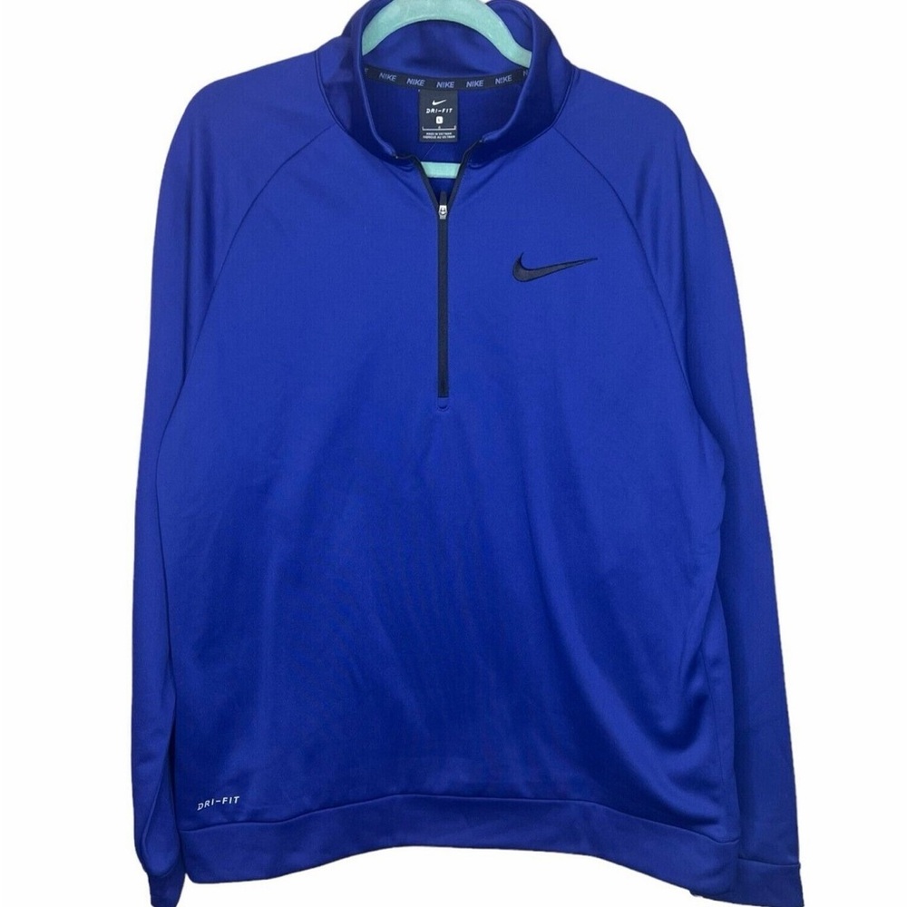Nike Men's Performance Blue Half-Zip Jacket